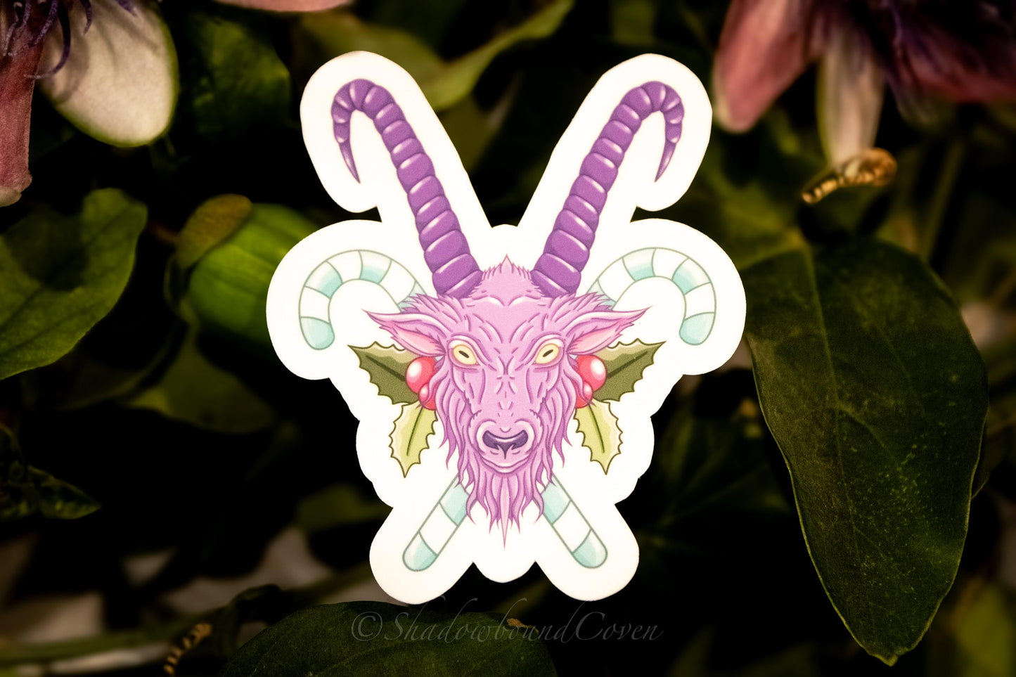 Dark Academia - Pastel Baphomet - Holiday Waterproof Vinyl Sticker