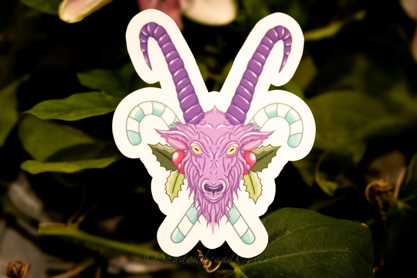 Dark Academia - Pastel Baphomet - Holiday Waterproof Vinyl Sticker