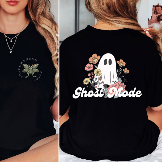 Ghost Mode cute Ghost Florals - T-shirt