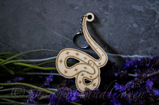 Celestial Snake Keychain