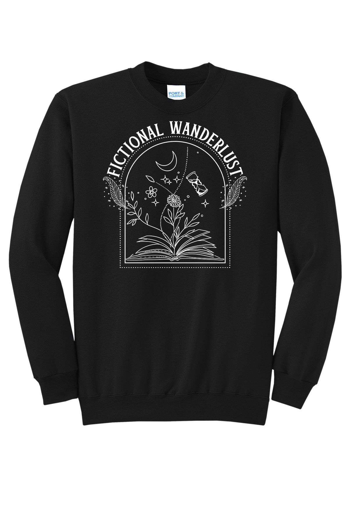 "Fictional Wanderlust" Crewneck Sweater