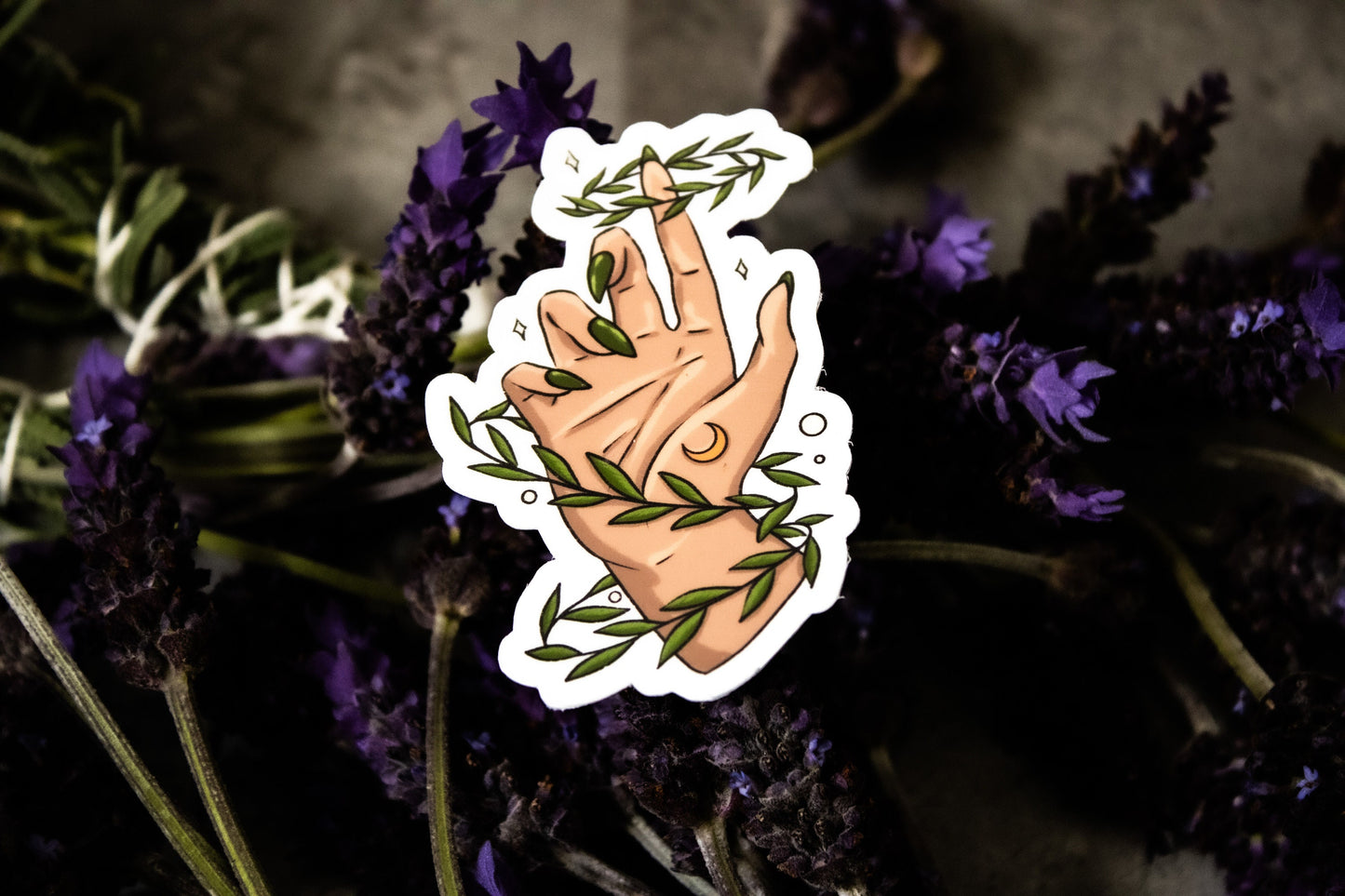 Witch spiritual hand vines- Waterproof vinyl sticker/decal