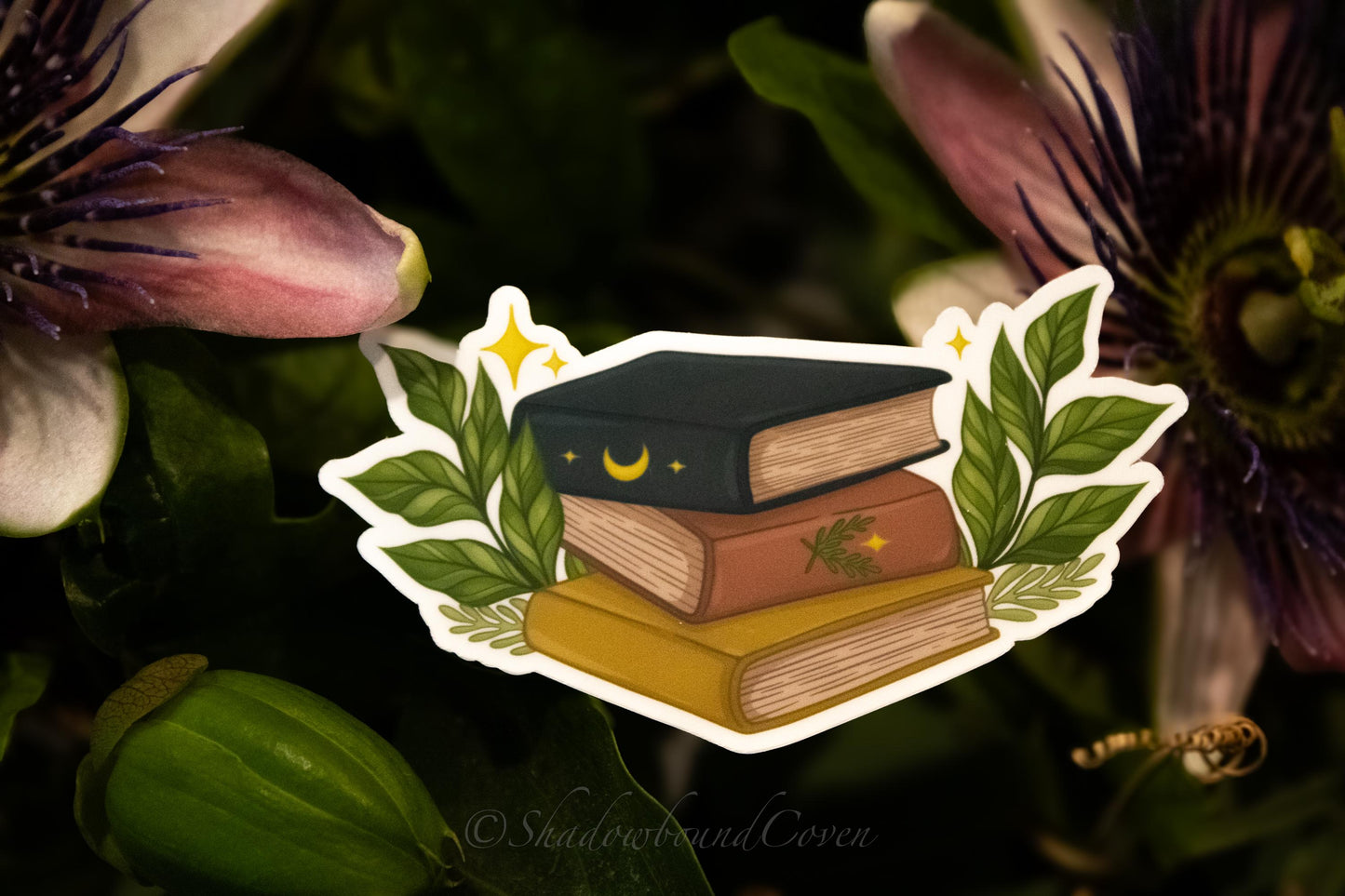 Wildflower books -  Waterproof Vinyl Sticker